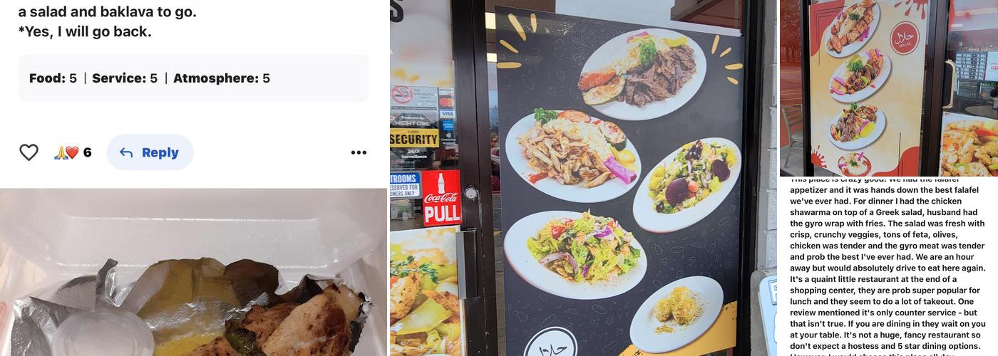 Cairo Mediterranean Café Menu