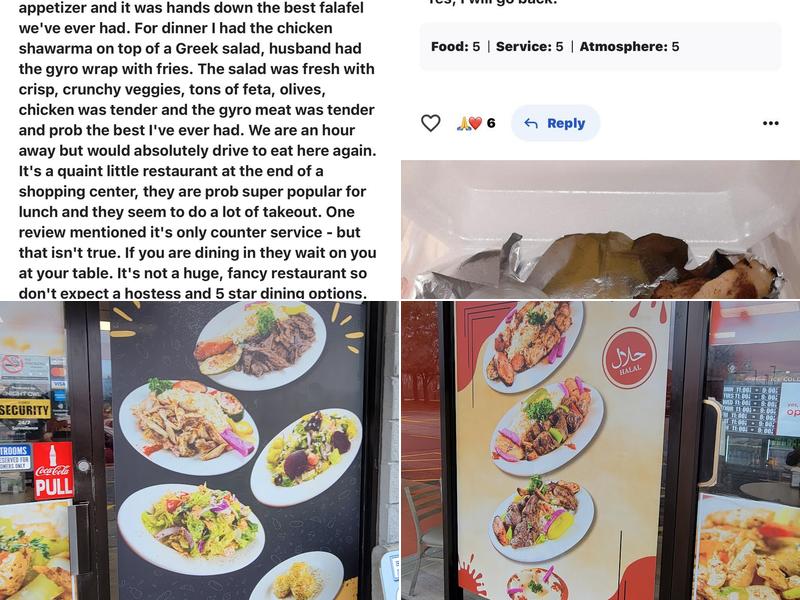 Cairo Mediterranean Café Menu