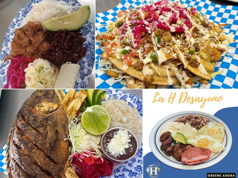 La H comida hondureña y más