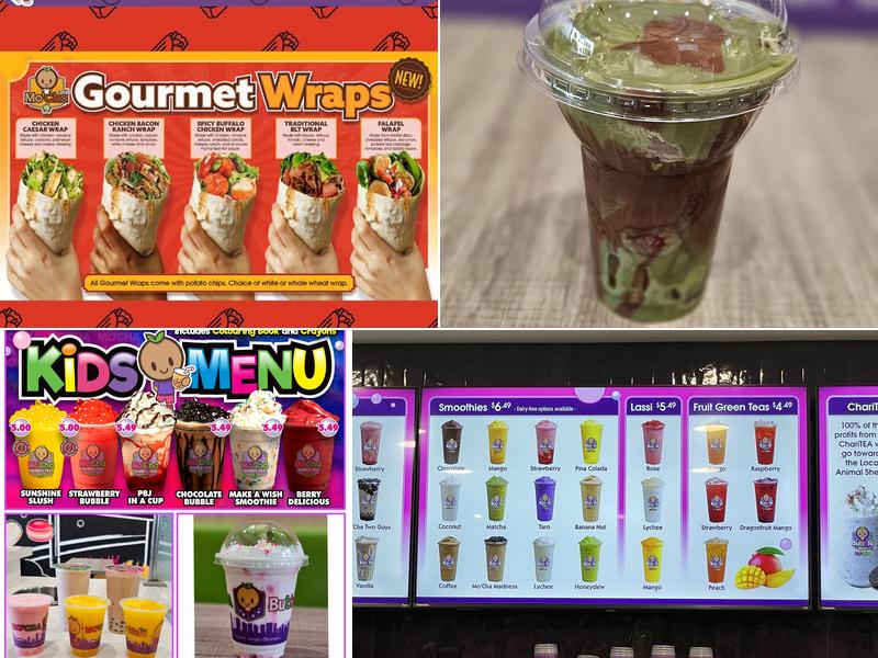 Mo'Cha Bubble Tea - Brantford Menu