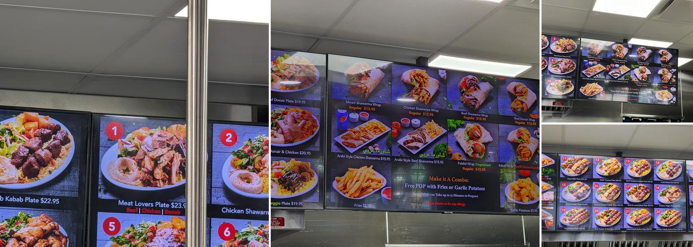 Jerusalem Shawarma West Edmonton Menu