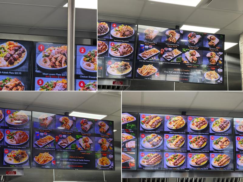 Jerusalem Shawarma West Edmonton Menu