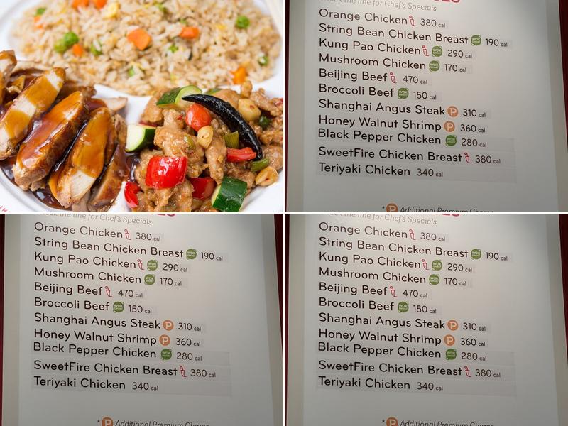 Panda Express Menu