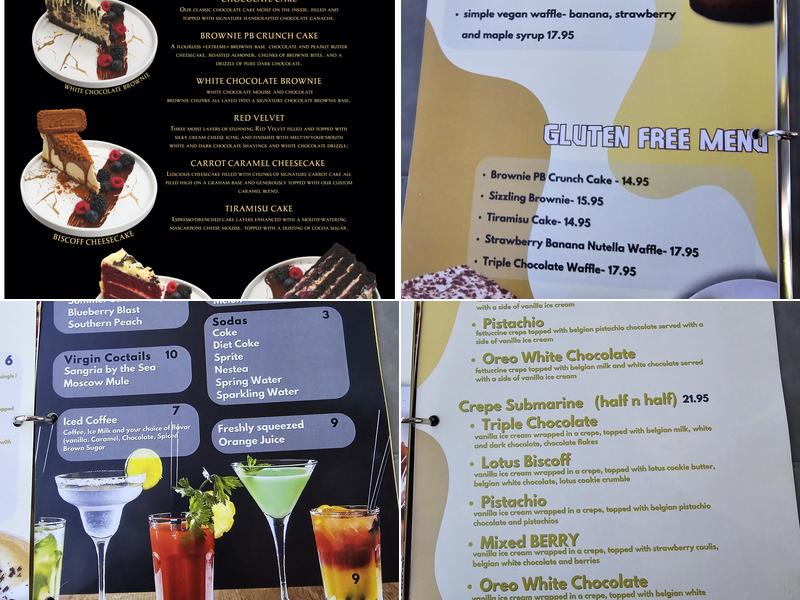 Dessert Yard - Cafe - Nova Centre Menu