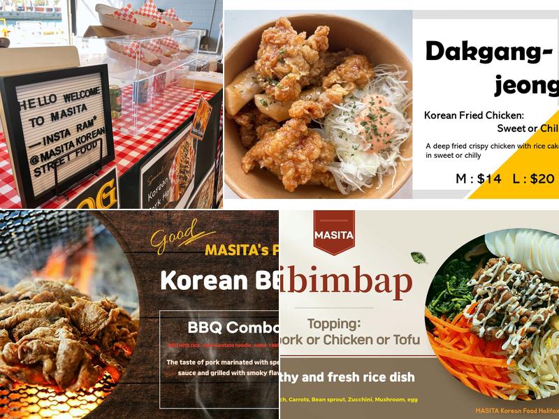 MASITA Korean Food Menu