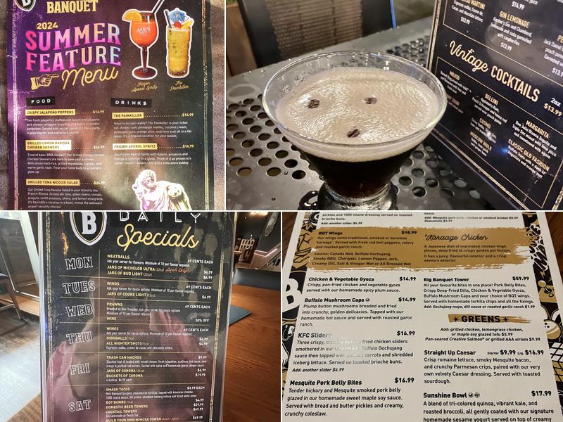 The Banquet (London) Menu