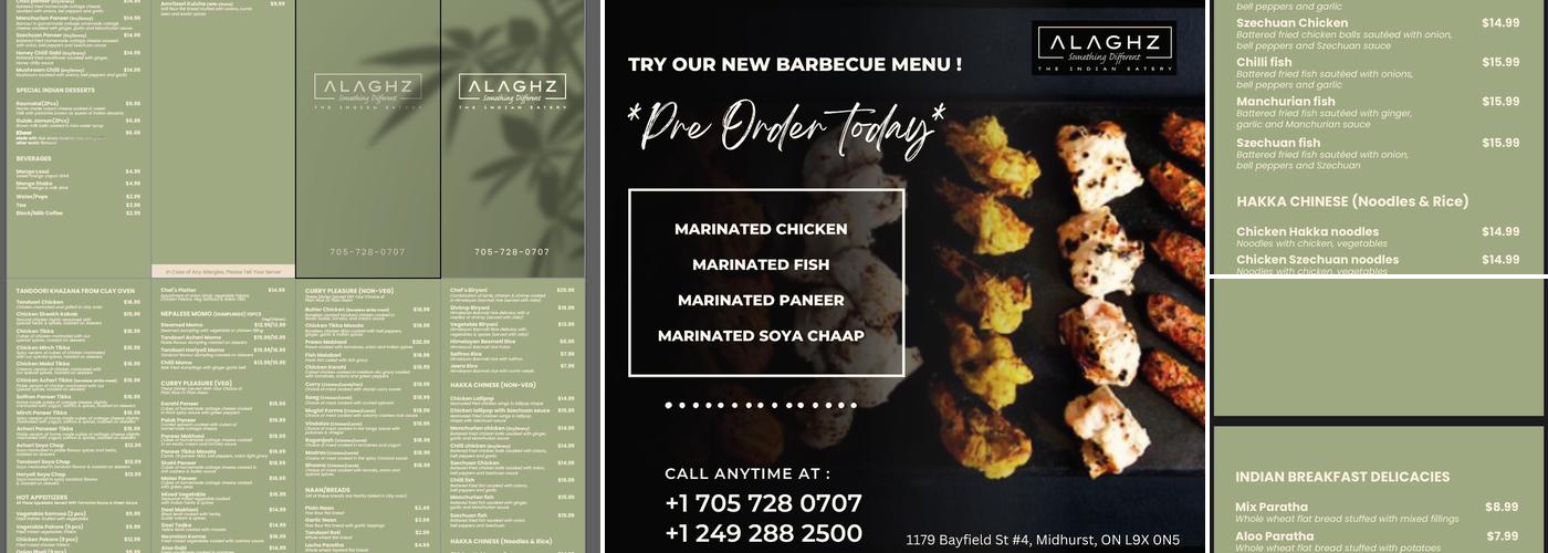Alaghz Menu