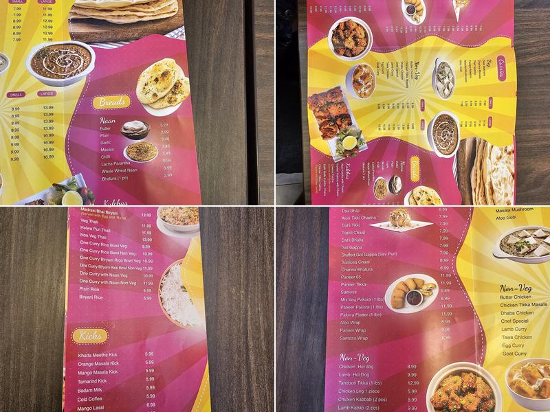 Khatta Meetha Menu