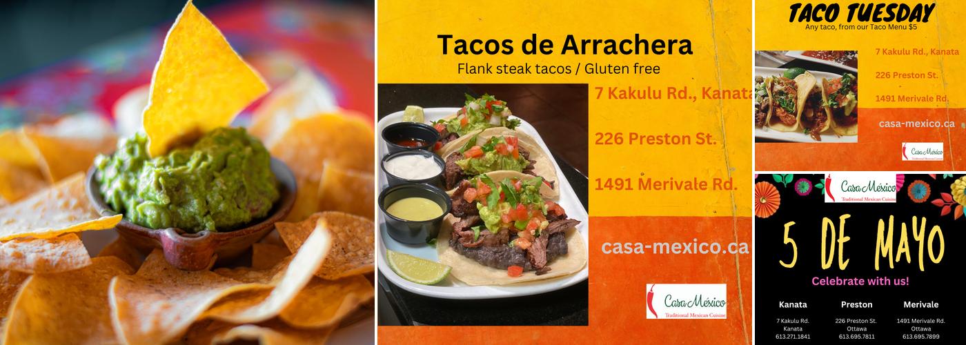Casa Mexico Menu