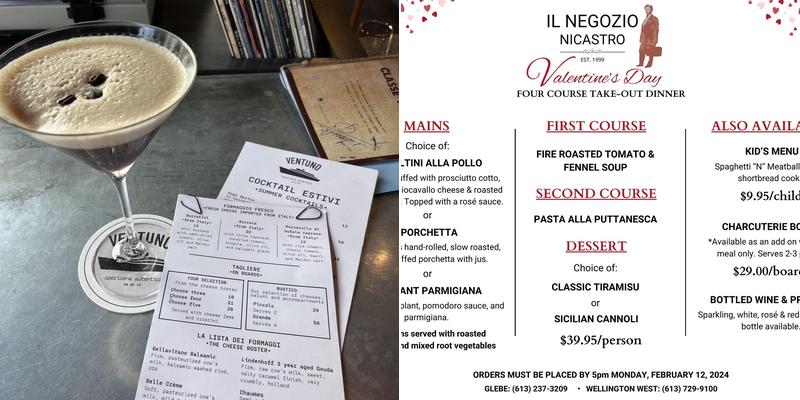 Ventuno (inside of Il Negozio Nicastro) Menu