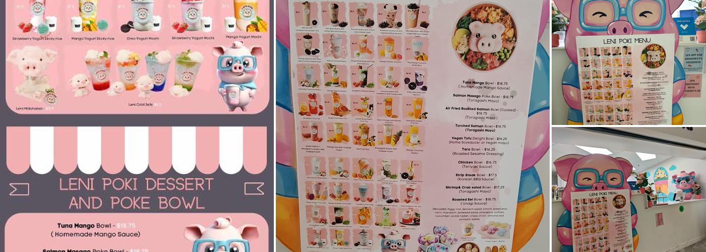 Leni poki Menu