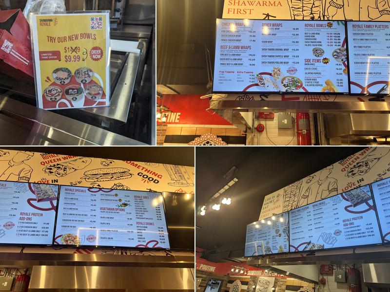 Shawarma Royale Menu