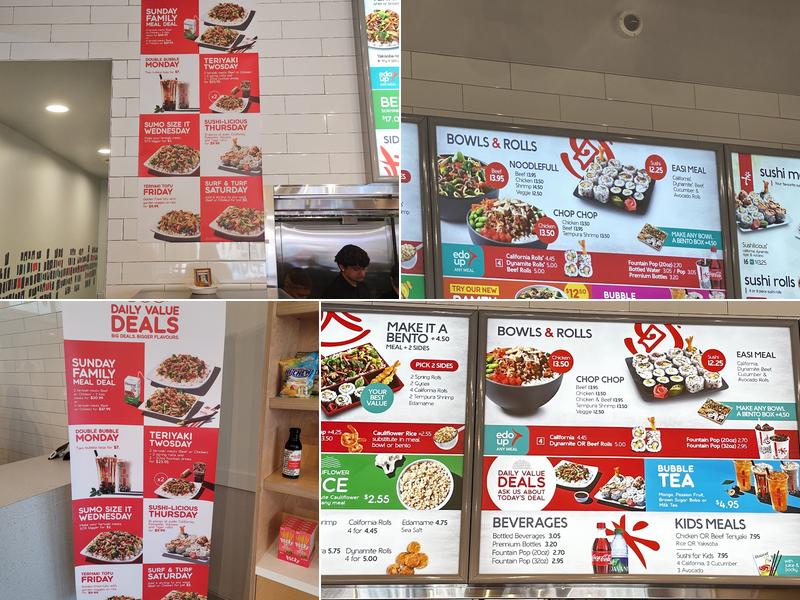 Edo Japan - Vellore Village - Grill and Sushi Menu