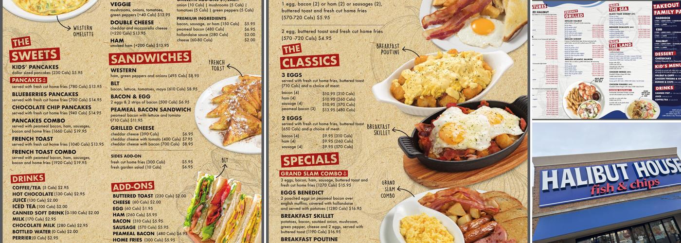 Halibut House Fish & Chips Menu