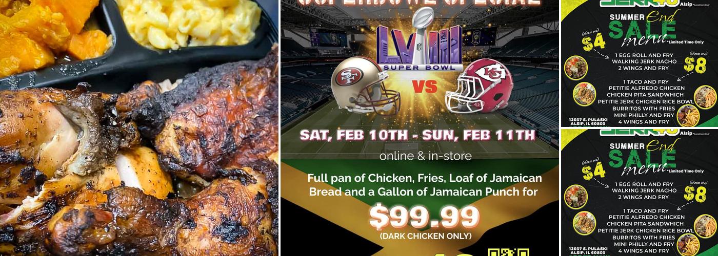 Jerk 48 Menu