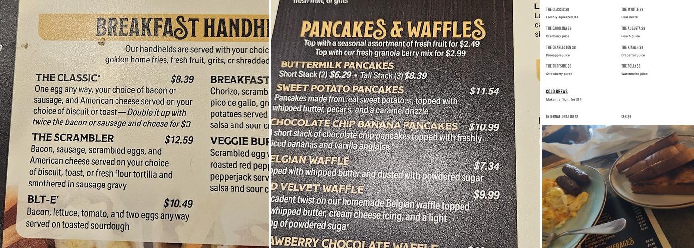 Scrambled Kitchen & Coffee Menu