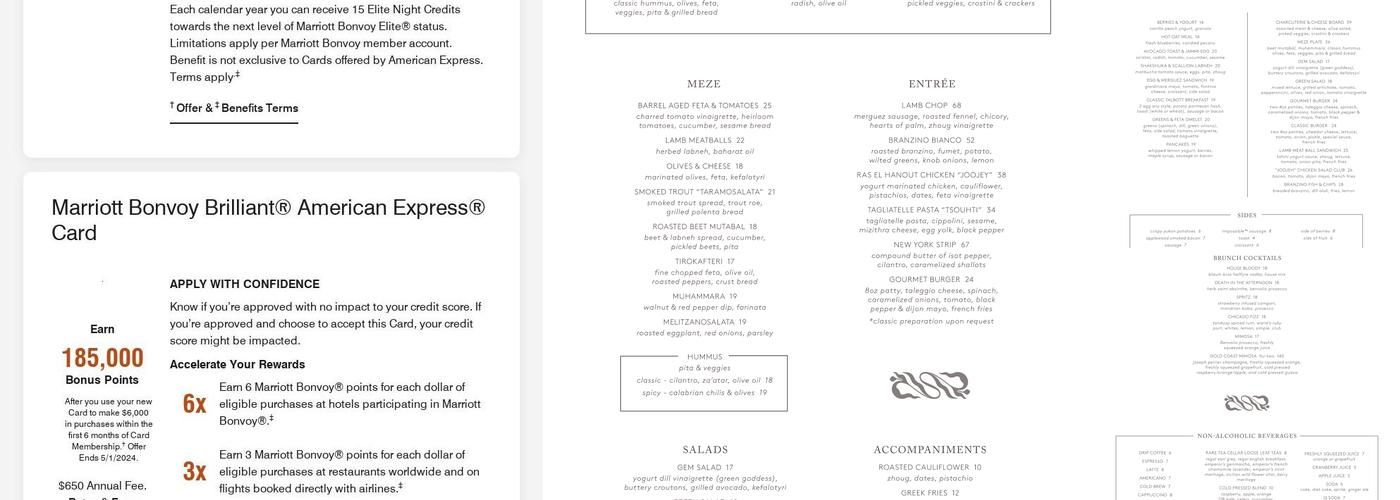 LAUREL Menu