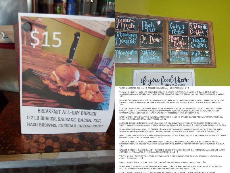 The Foodie Cafe Menu