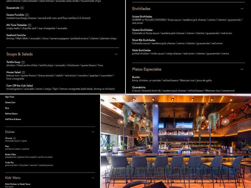 La Popular Menu