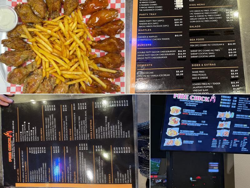 Fire Chickn Menu