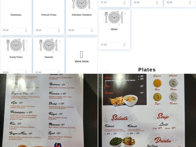 Tamtam Menu