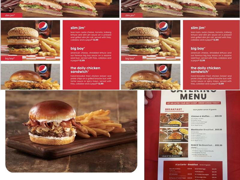 Big Boy Menu