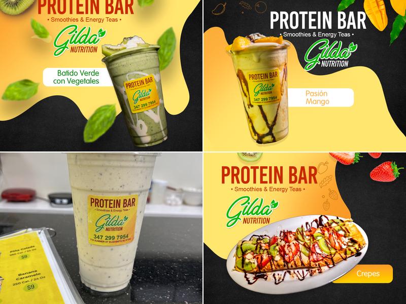 Gilda Nutrition Menu