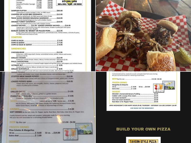 Dead End Trading Post Menu