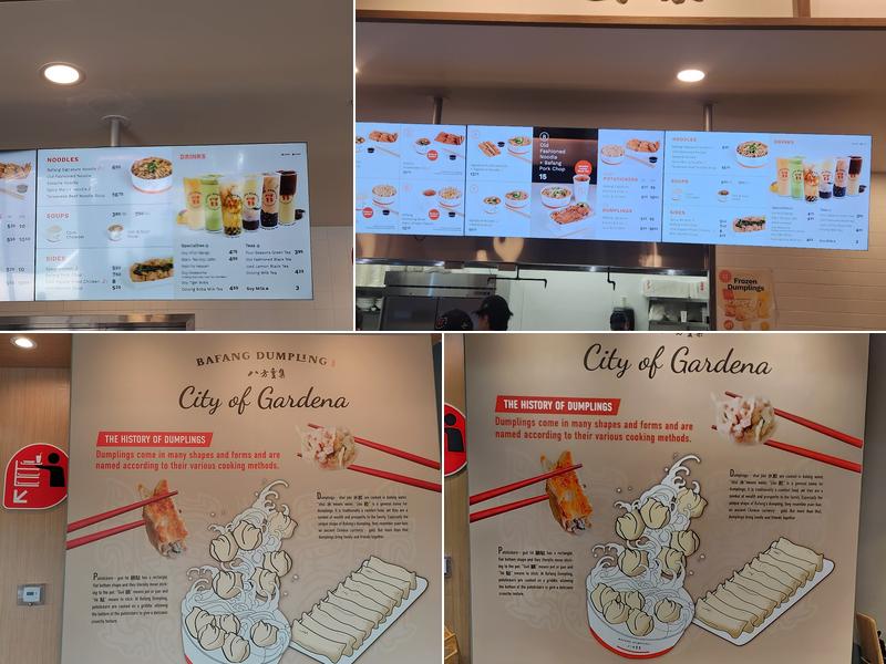 Bafang Dumpling Menu