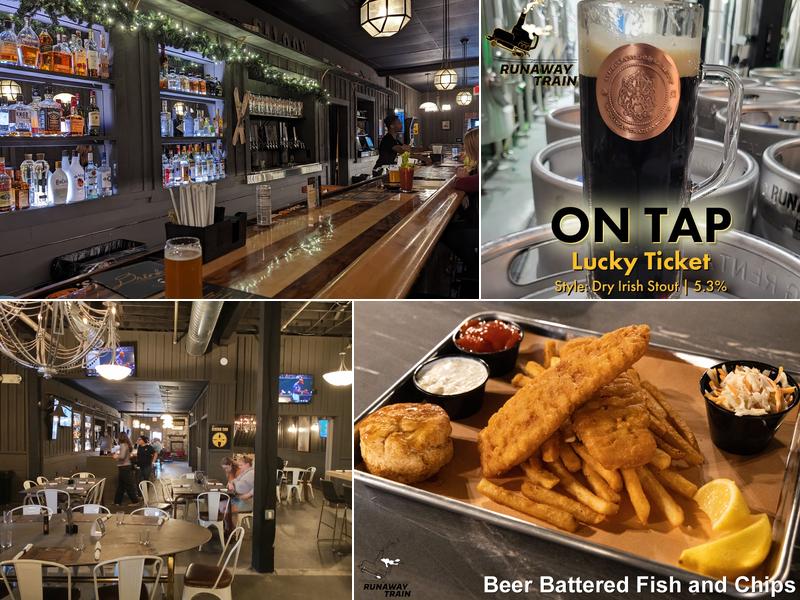 Runaway Train Brewery: Brewhouse + Saloon