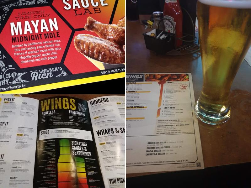 Buffalo Wild Wings Menu