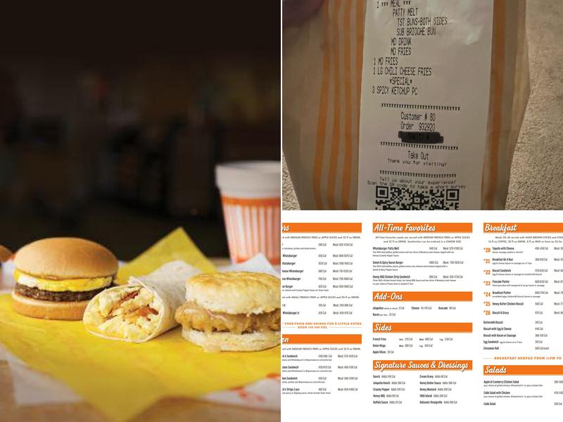 Whataburger Menu