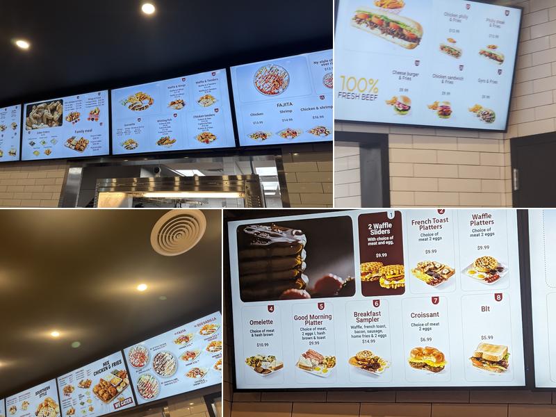 H & Chicken Menu