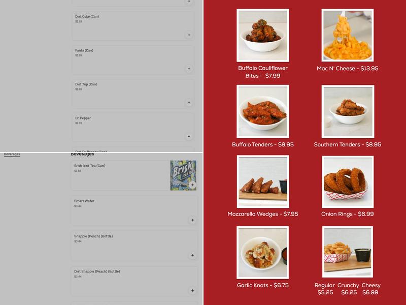 Rocket Slice Pizza Menu
