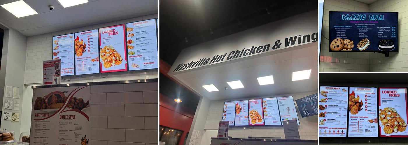 Hangry Joe's Lynchburg Hot Chicken Menu