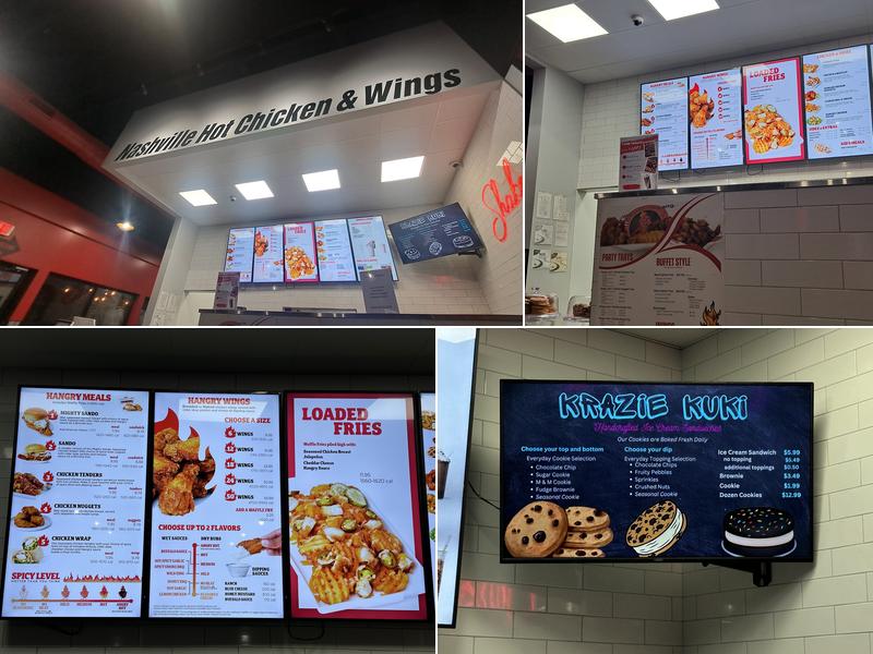 Hangry Joe's Lynchburg Hot Chicken Menu