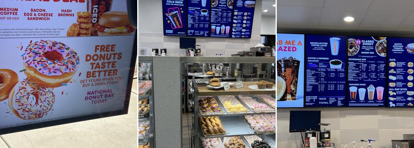 Dunkin' Menu