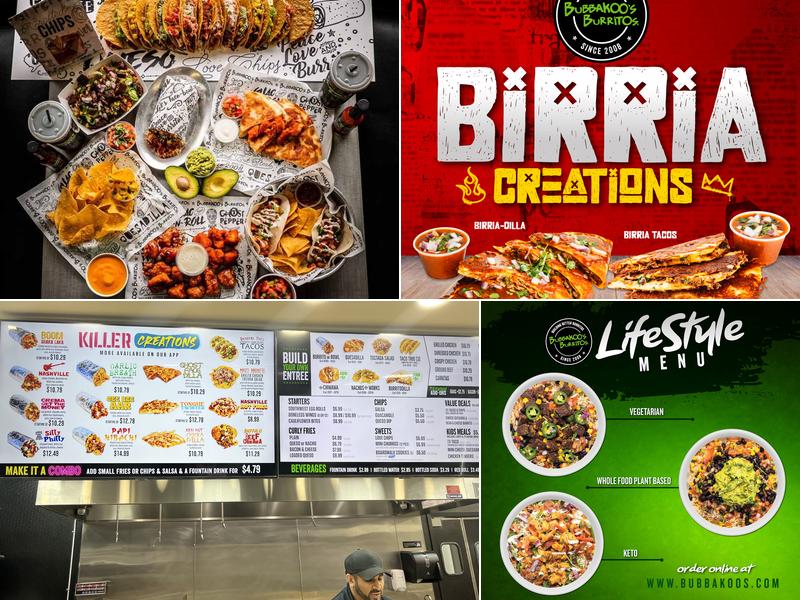 Bubbakoo's Burritos Menu