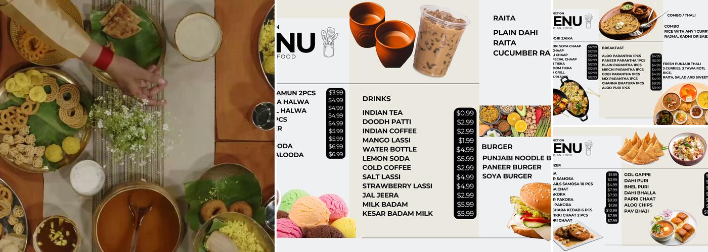 Desi junction Menu