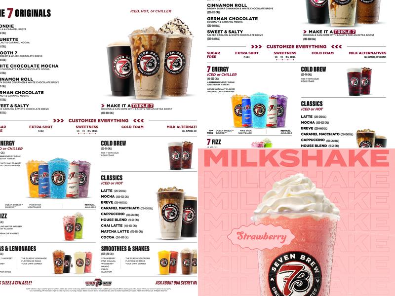 7 Brew Coffee Menu