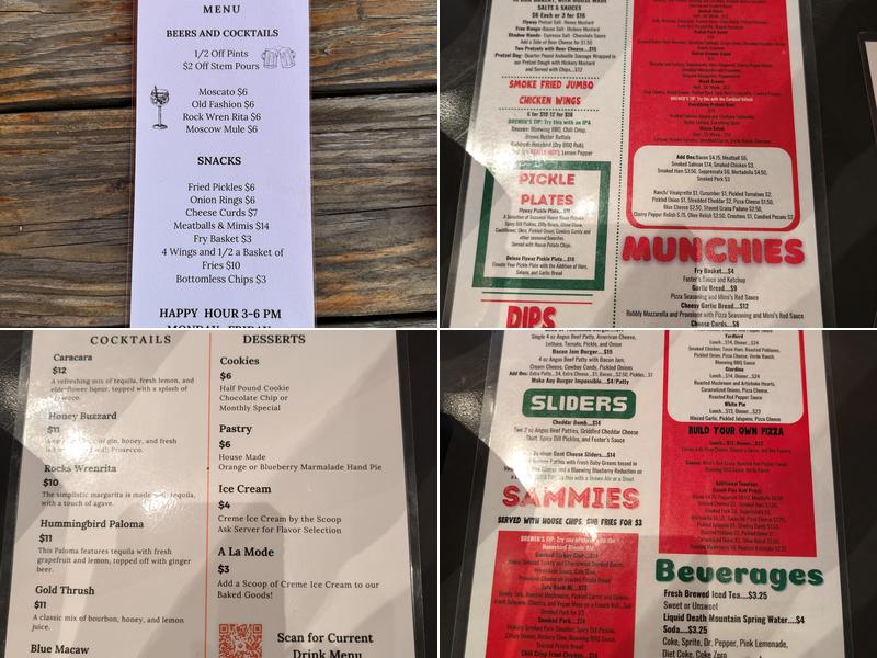 Flyway Brewing Company - Fayetteville Menu