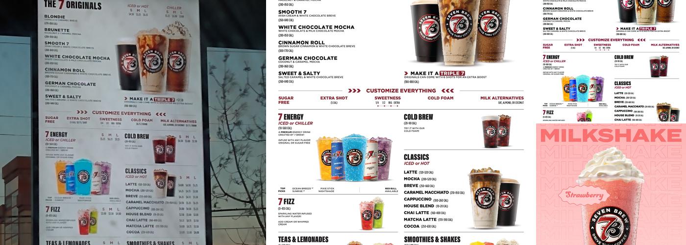 7 Brew Coffee Menu