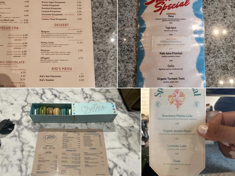 THE GRIND CAFE Menu