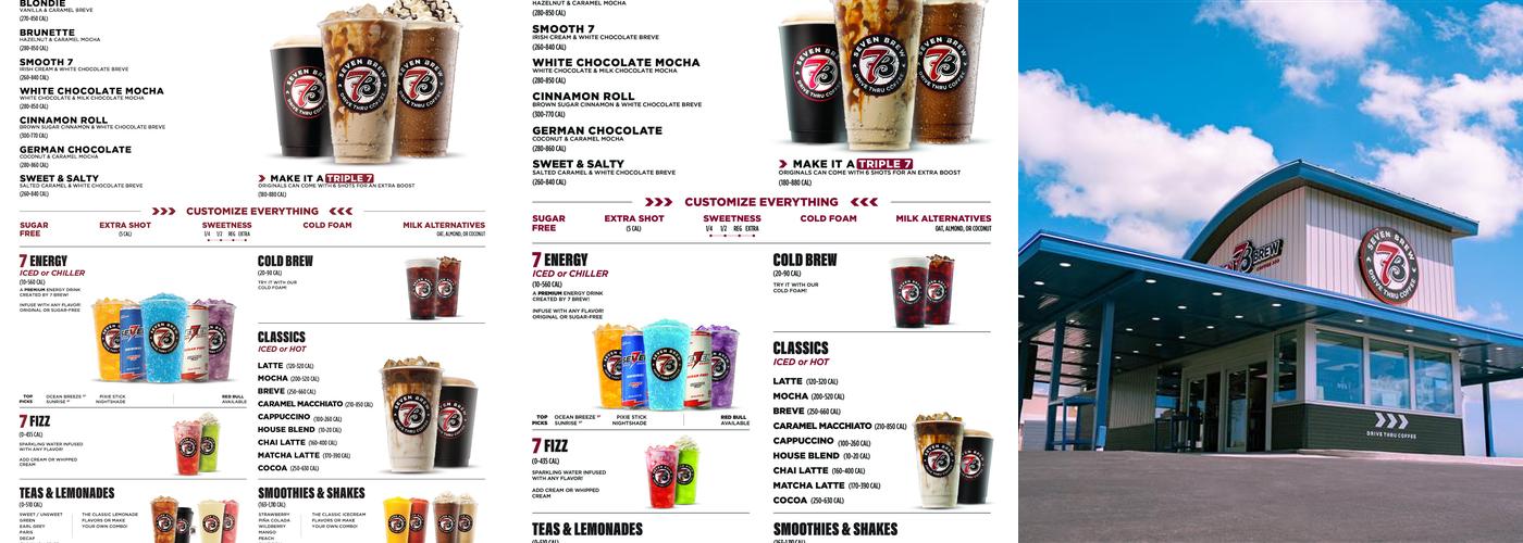 7 Brew Coffee Menu