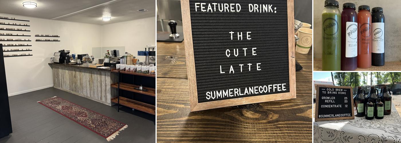 Summer Lane Coffee + Marketplace Menu