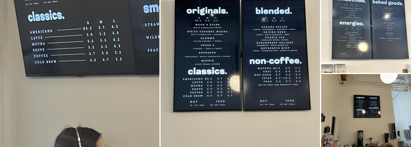 Lvl Up Coffee Bar Menu