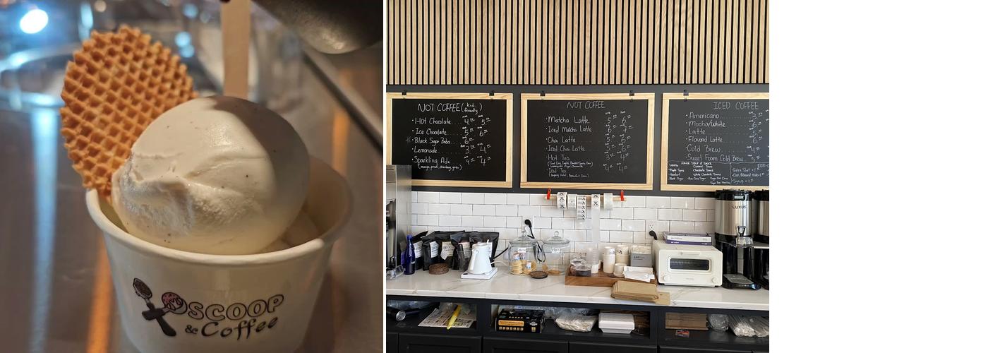 SCOOP & COFFEE Menu