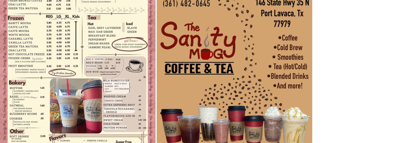 The Sanity Mug Menu