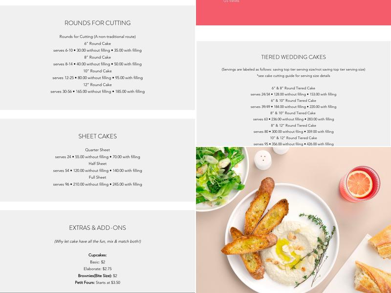 Bayside Bakery & Cafe Menu