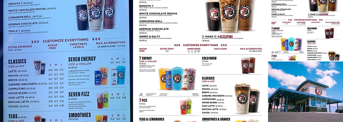 7 Brew Coffee Menu